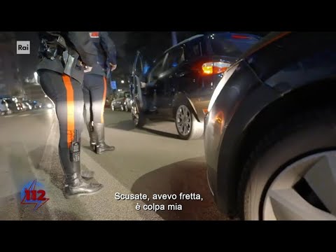 Roma, passa con il rosso inseguimento dei Carabinieri - 112 - Le notti del Radiomobile