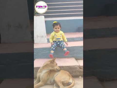 Swastika and her world cutest tiger (dog)