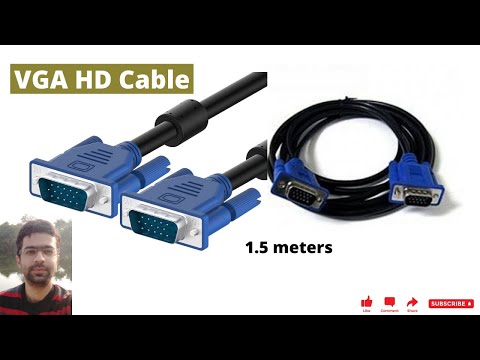VGA Cable,SHD VGA to VGA HD15 Monitor Cable for PC Laptop TV Porjector