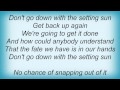 Disco Ensemble - We Can Stop Whenever We Want Lyrics