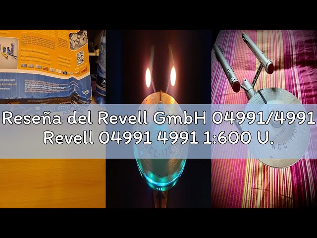 Vídeo relacionado con Revell GmbH 04991/4991 Revell 04991 4991 1:600 U.S.S. Enterprise NCC-1701 (Tos) - Kit de Modelo de plástico Star Trek James Kirk, Multicolor, 1/600