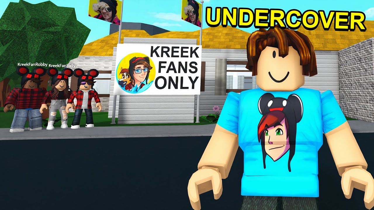 I Found A KREEK FAN CLUB.. So I Went UNDERCOVER! (Roblox Bloxburg)