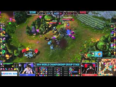 [LoLByTheNumbers] SSW vs AHQ Game 1, Video Analysis - Worlds Group Stage