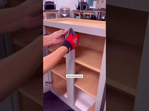 How to make base cabinet using wall cabinets