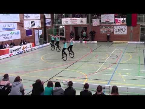 Deutsche Jugend und Juniorenmeisterschaft 2013 4er Einrad Juniorinnen VfH Worms 1