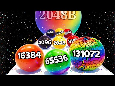 🧘🏻BALL RUN Infinity 2048 → 9999! 🆚 Huggy Wuggy Life Story – Part 2 Gameplay