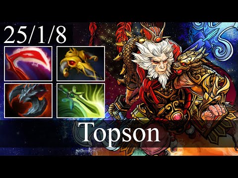 Topson - Monkey King | Carry Gameplay Dota 2 Patch 7.30e
