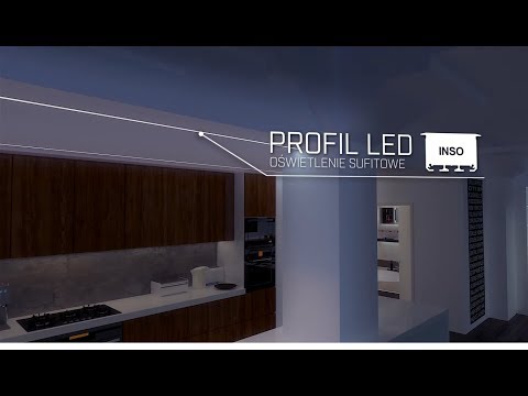 Відео огляд Алюмінієвий врізний профіль тип INSO для LED стрічок, з розсіювачем LUMINES. (Ціна за 1 м.п.)