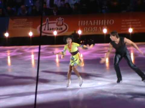 Kawaguti-Smirnov, Moskvina at Rodnina show