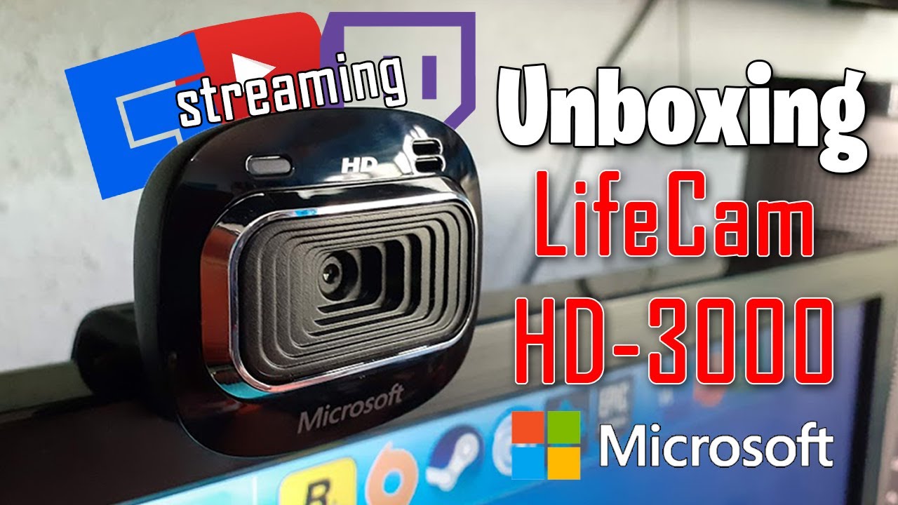 Unboxing y primeras impresiones LifeCam HD-3000 CamaraWeb/WebCam para Streaming