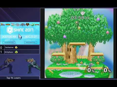 Shine 2017 SSBM - Darkatma (Default Sheik) vs. MIOM | KirbyKaze (Green Sheik) - Melee Top 96 LR1