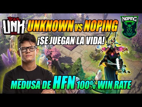 NOPING vs UNKNOWN [BO3] JUEGO 1 - HFN 100% WIN RATE CON MEDUSA - OGA DPC South America 2021 Dota 2