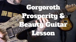 Gorgoroth - Prosperity &amp; Beauty Guitar Lesson