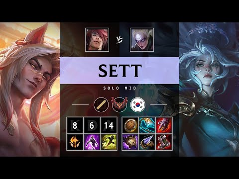Sett Mid vs Diana - KR Grandmaster Patch 25.07