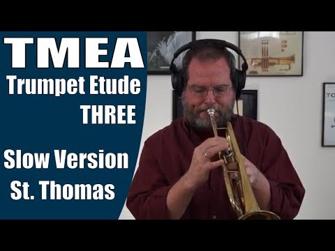 (SLOW) Trumpet Etude Three - TMEA Jazz All-State