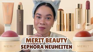 MERIT BEAUTY in Deutschland Erster Eindruck & Mischhaut Test | Sephora Neuheiten