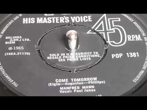 Manfred Mann - Come Tomorrow (1965 7" Single)