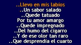 Sabor salado  Super Potro karaoke full