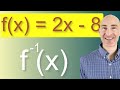 Find The Inverse Of A Function Algebraically