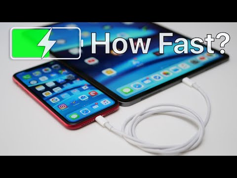 Charging iPhone using iPad Pro - How Fast is it? Video