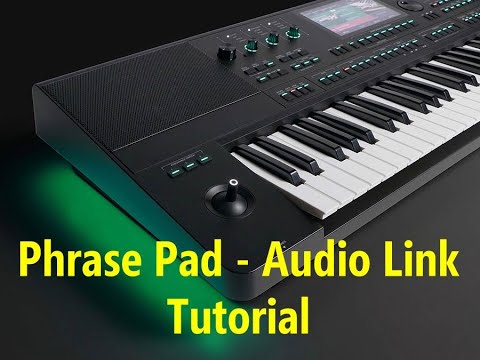 Medeli AKX 10 - Phrase Pad Audio Link Tutorial (German)