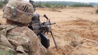 U.S. Army Live Fire Exercise With Lithuanian & Polish Troops  HD  Military videos