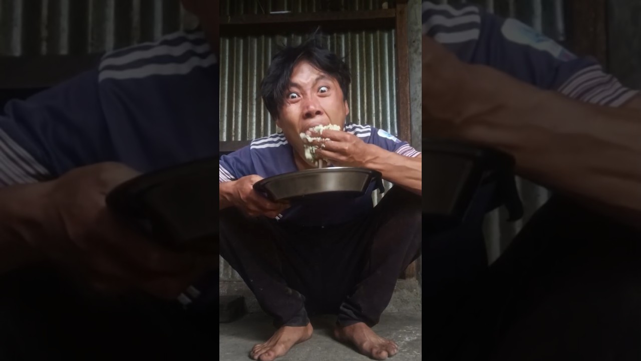 😂 Eating Rice in My Funniest Way! 🍚🤣#shorts#viral