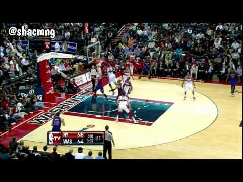 Jeremy Lin 23pts 10asts vs John Wall the Wizards *First Double-Double *Crossed John Wall and DUNK