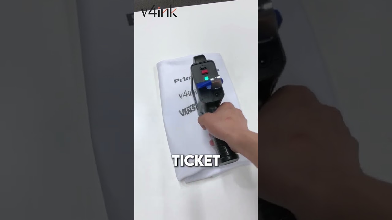 Portable inkjet printer prints any logo anywhere | logo printer | handheld inkjet logo printer