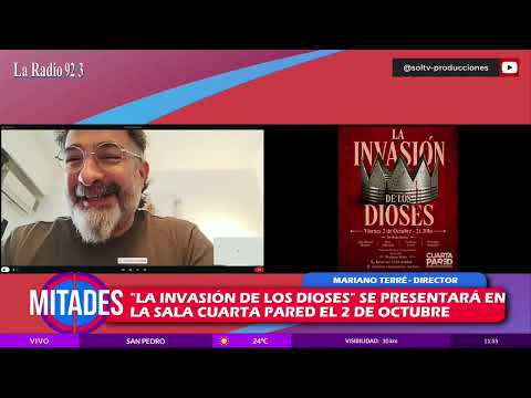Se presenta "la invasión de los dioses" en la sala cuarta pared el 2 de octubre