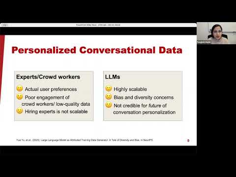 CIIR Talk Series - 3/8/2024: Faegheh Hasibi -  Conversation Personalization