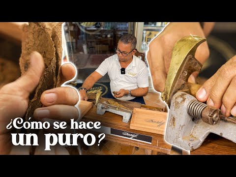 🔥¿CÓMO se hace un PURO DAVIDOFF? | Torcido y elaboración cigarro hecho a mano | Cigar Specialist