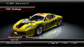 All Team Cars in Ferrari Challenge (with the glorious GT1 BGM)