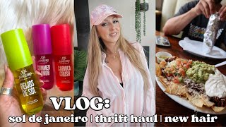 VLOG: THRIFT TRY ON HAUL | NEW SO DE JANEIRO | BEACHY HAIR TUTORIAL
