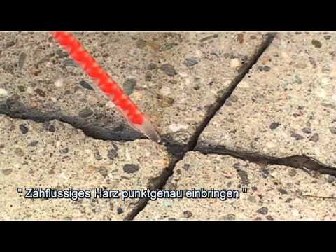 Risse mit Estrich mit FK-Fix E verharzen