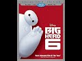 Opening To Big Hero 6 2015 Blu Ray