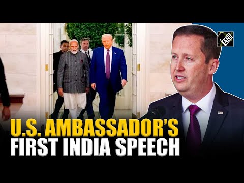 Watch! U.S. Ambassador Sergio Gor’s 1st speech in India, speaks on Trump-PM Modi’s friendship