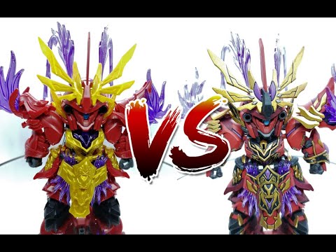 HAND PAINTED SD Sangoku Soketsuden Lyu Bu Sinanju & Chituma(Bike)