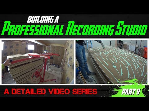 Bau eines professionellen Aufnahmestudios – Teil 9 (Trockenbau und grüner Kleber)