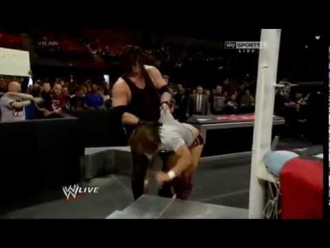 WWE Raw April 21, 2014 -Kane returns and destroys Daniel Bryan