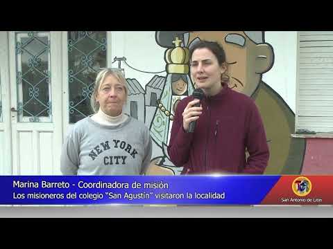 02 San Antonio de Litin: La localidad recibió la visita de los misioneros del colegio "San Agustín"