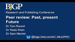 Peer review workshop at BJGP conference 2025