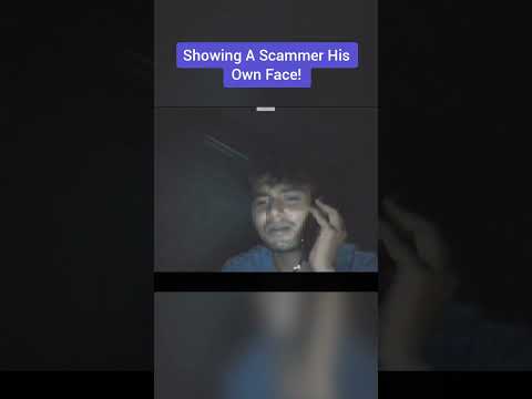 Showing a Scammer his Own Face!