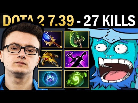 Storm Spirit Gameplay Miracle with 27 Kills and Linkens - Dota 7.39