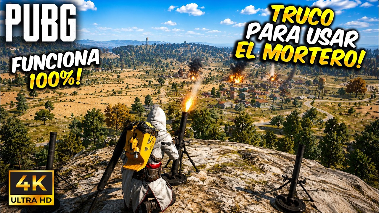 Truco para USAR el MORTERO en PUBG PC/CONSOLAS y hacer tu primer eliminacion 😎 FUNCIONA 100%