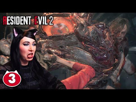 WTF IS THAT!!  - Resident Evil 2: Remake Claire A Gameplay Walkthrough Part 3