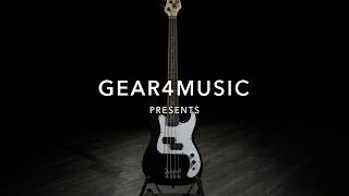 Video thumbnail for 3/4 LA Bass Guitar by Gear4music, Black | Gear4music demo by Gear4music Guitars