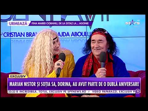Marian Nistor şi soţia sa, confesiuni emoționante. Cei doi şi-au făcut un cadou inedit