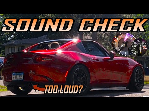 Headers + HKS = too LOUD for YOUR neighborhood? A quick look at our ND Miata's exhaust (4k+HD AUDIO)