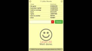 7 Little Words: Bridges Solutions COMPLETE Levels 1-50